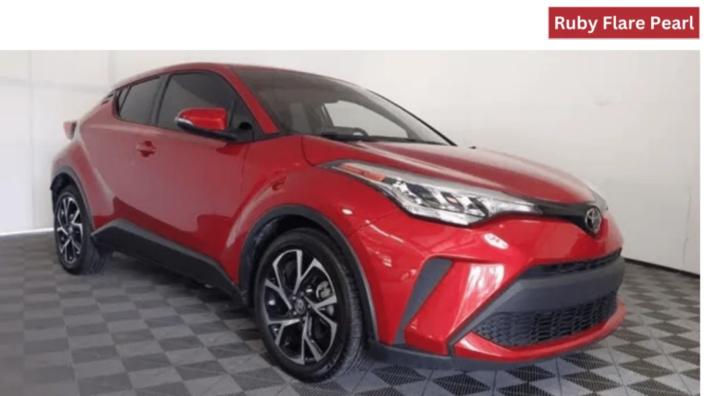Ruby Flare Pearl color Toyota C-HR/chr