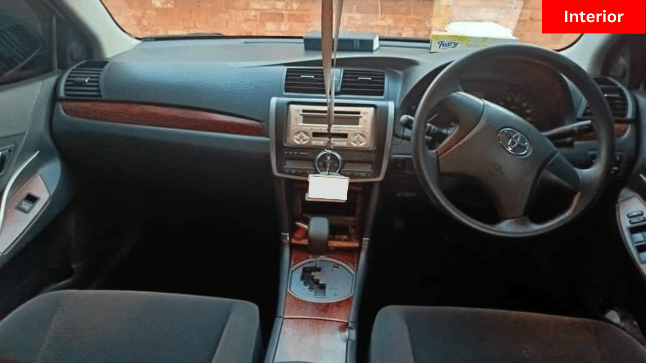second generation Toyota Allion interior