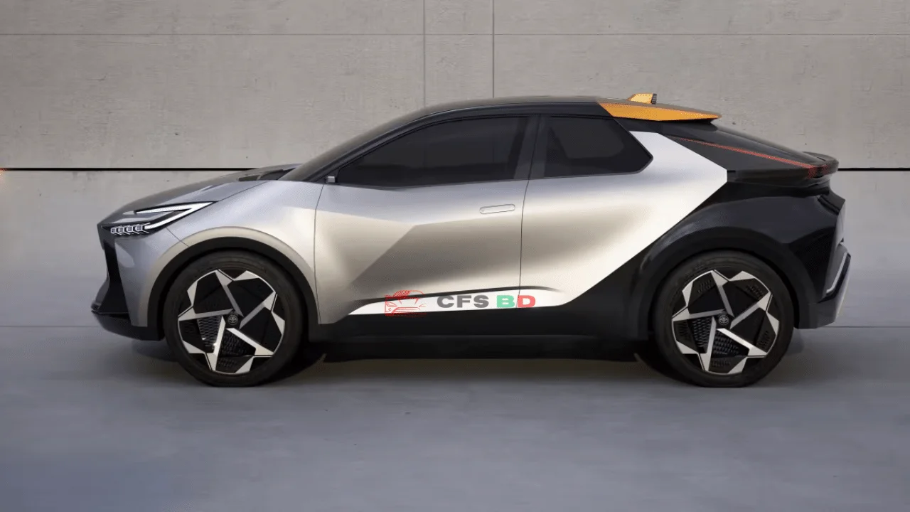 Two tone amzing grey black golden color toyota C-HR/chr