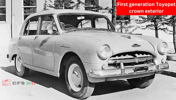 First generation Toyopet crown exterior
